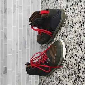 Hunter Green Polo by Ralph Lauren Alpine 200 Hiking Boots sz 9 D 200-SK-ATH